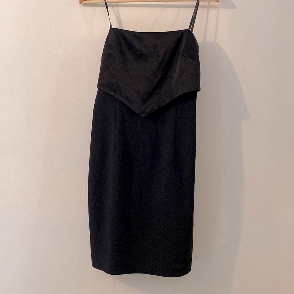 Strapless Black Laundry Dress